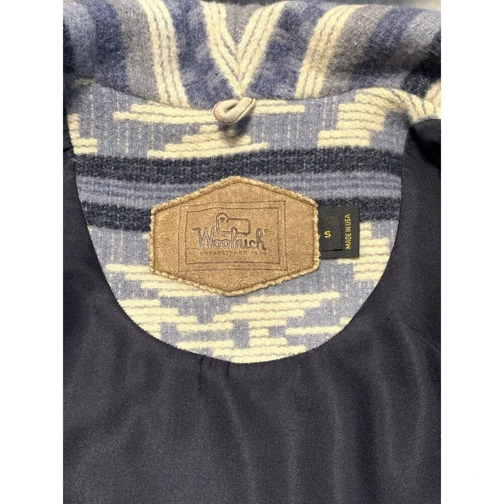 Vintage Woolrich Women's Wool Indian Blanket Vest Small Southwest Cabin Core